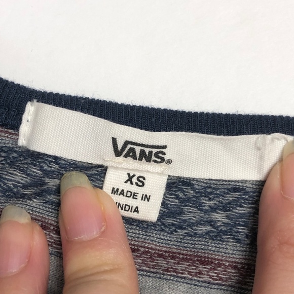 VANS "Too Fast" Stripe Pocket Tee Dress XS EUC - Picture 5 of 8